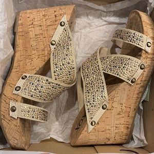 XOXO sassy wedge platform SLIP on